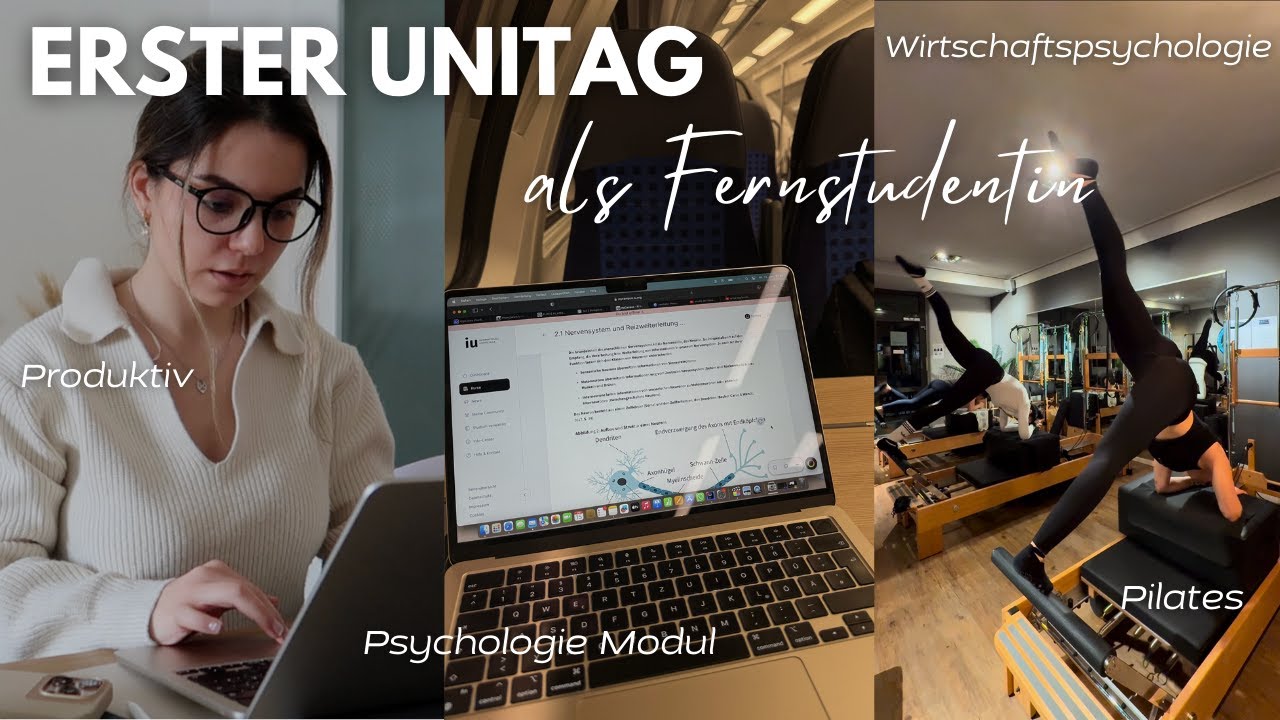 UNI VLOG I erster Tag Fernuni, Psychologie Modul, Planung und Organisation
