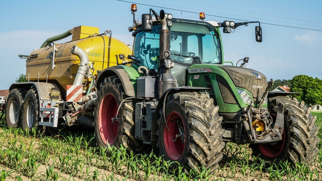 Gülleausbringung im Maisbestand | Fendt + Zunhammer | Agrartechnik am Hausruck