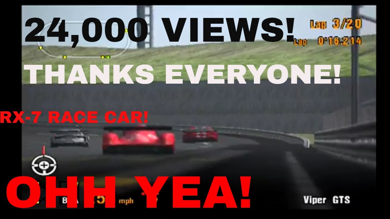 Gran Turismo 3 LIKE THE WIND- RX-7 LM RACE CAR(24,000 VIEWS) YALL ARE AWESOME ENJOY THE BATTLE!