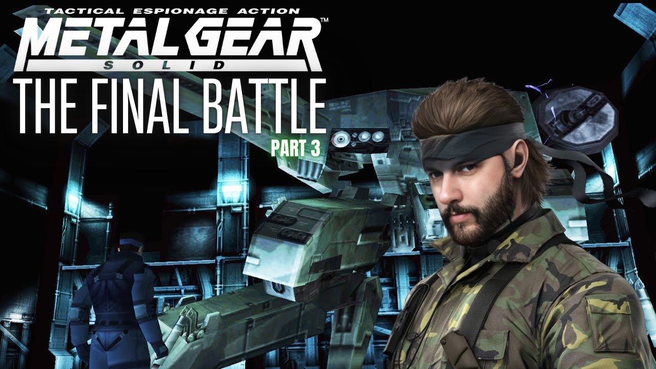 Metal Gear Solid PS1 Finale – The Metal Gear REX Showdown!