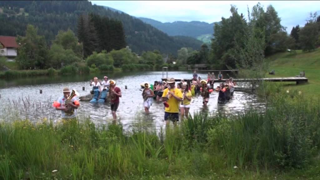 Cold Water Challenge 2014 Musikverein Laßnitz bei Murau