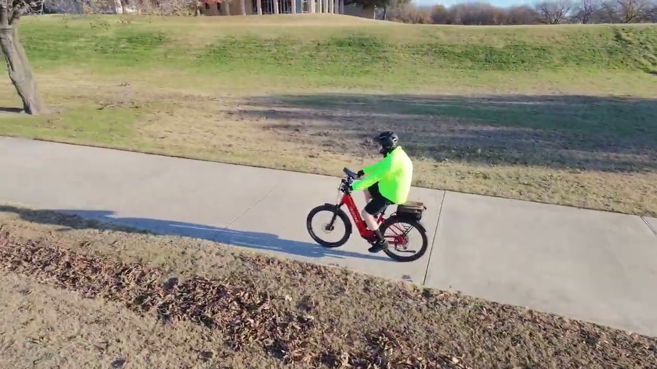 Velotric Discover 3 and DJI Neo 2 at the Trinity River Trail