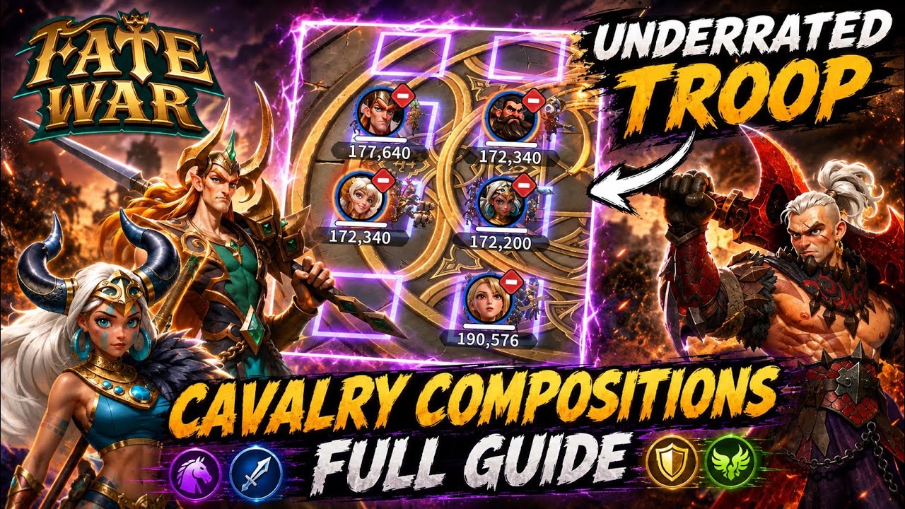 CAVALRY TOP COMPOSITIONS FULL GUIDE - English | Fate War