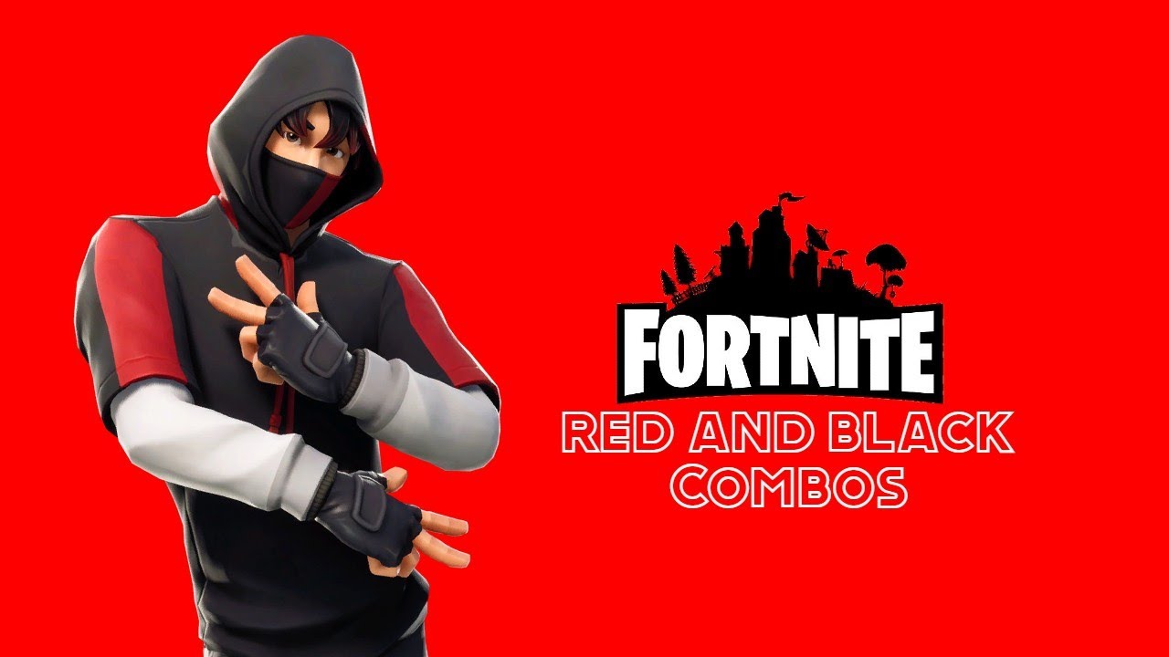 Red and Black Fortnite Combos