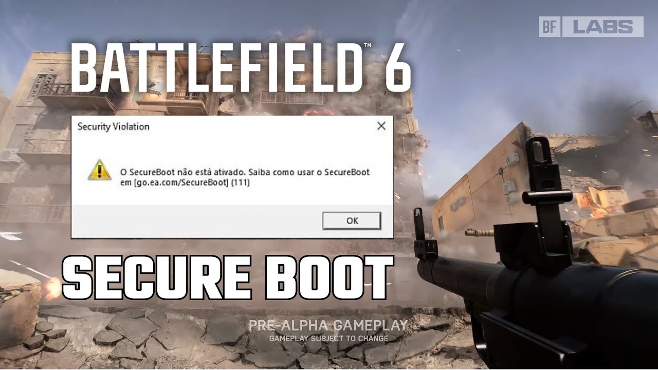 Как исправить ошибку «Безопасная загрузка не включена» в Battlefield 6 (правильный метод!)