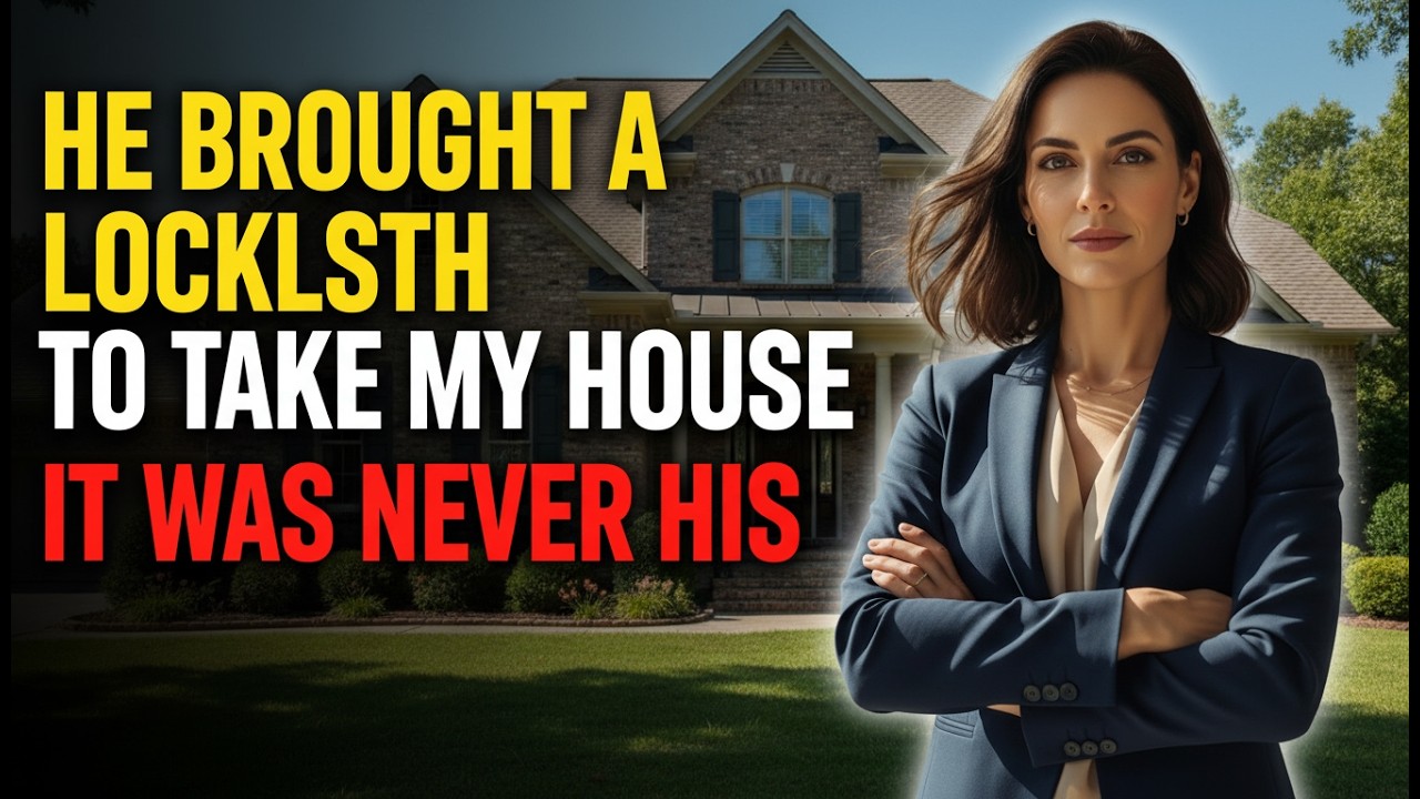 He Brought a Locksmith to Take My House… Then the Truth Destroyed Him