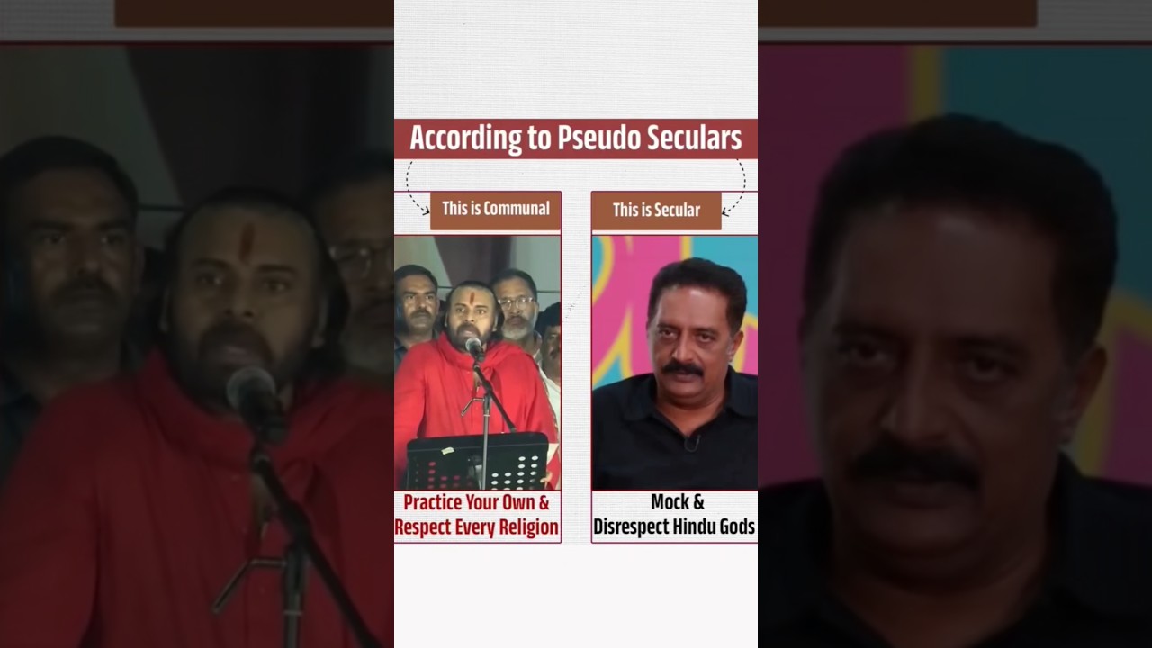 Pseudo Seculars double standards ! #pseudosecularism #pseudosecular