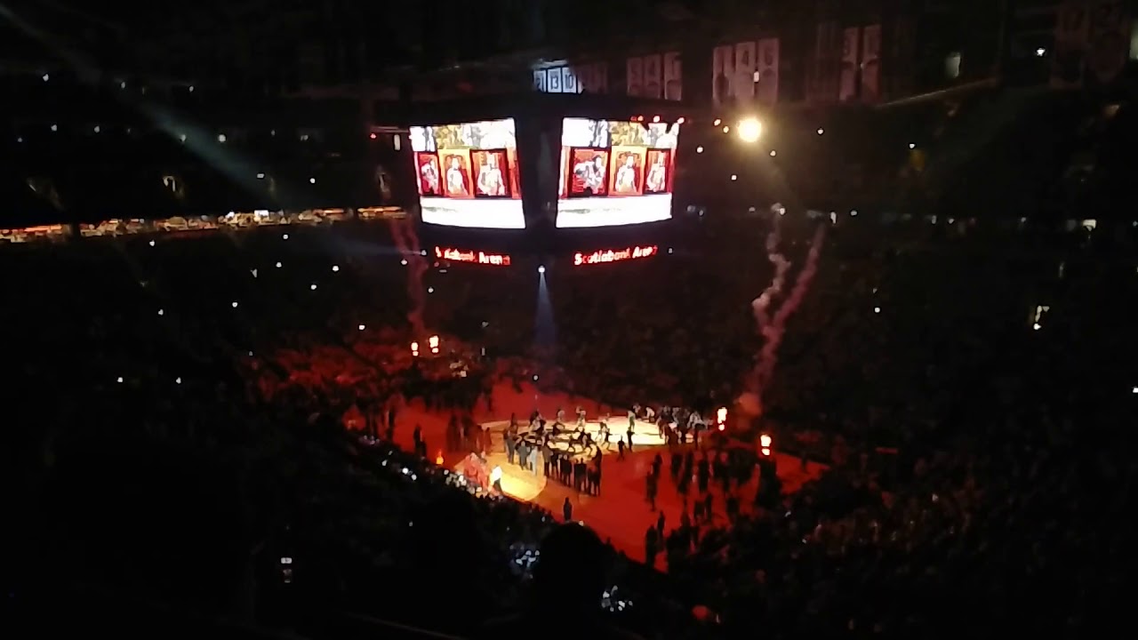 Raptors 2018-19 Home Opener - Team Introduction