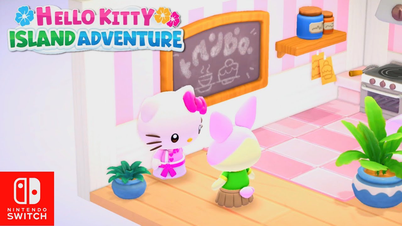 Hello Kitty Island Adventure SWITCH | First 40 Minutes Gameplay & Animal crossing alike!