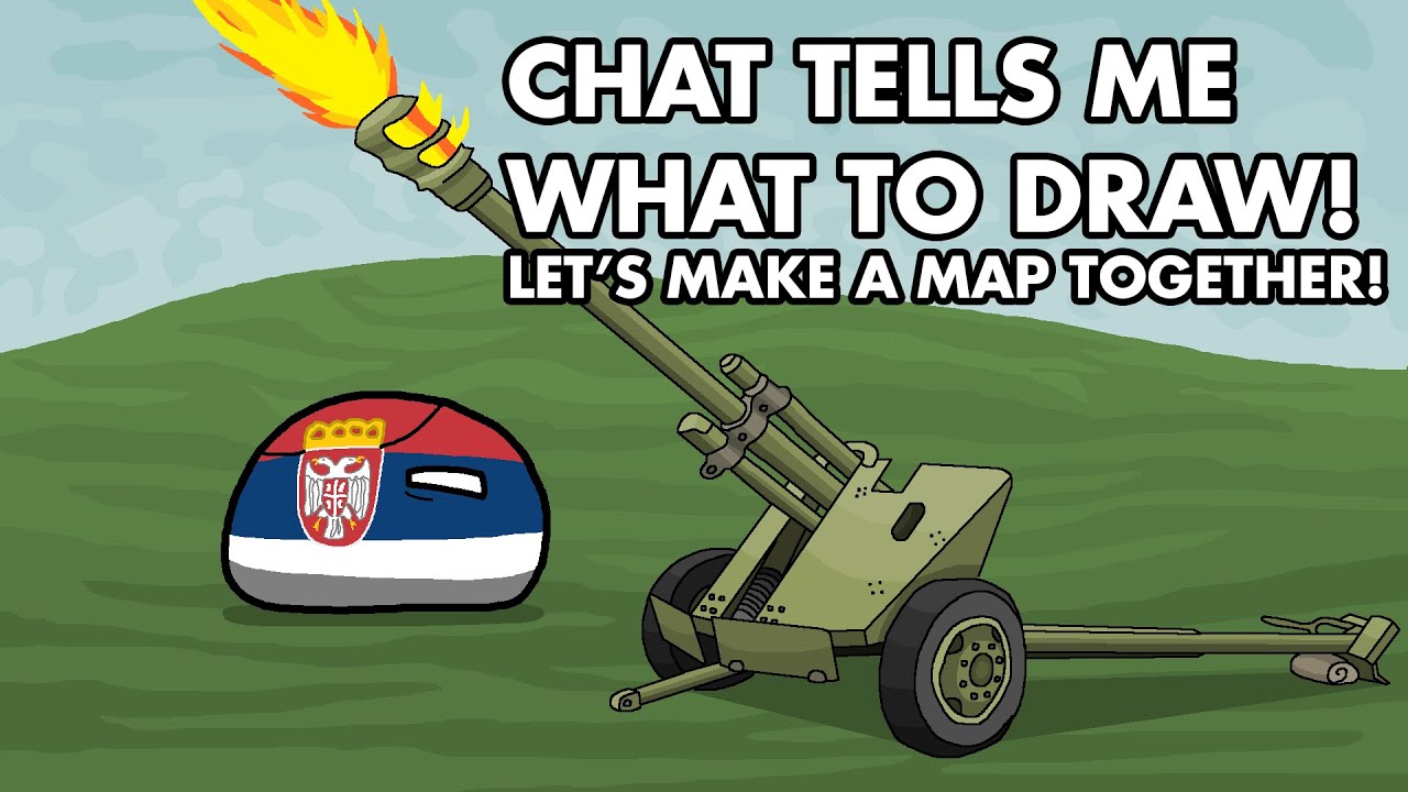 Chat tells me what to draw! Let's make a map together!