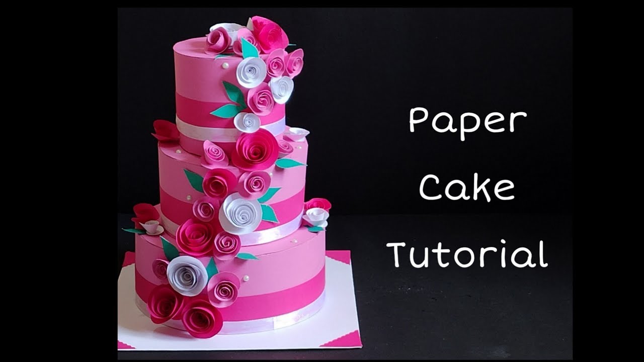 How to Make Paper Cake | Birthday / Anniversary Gift Idea | Meesho