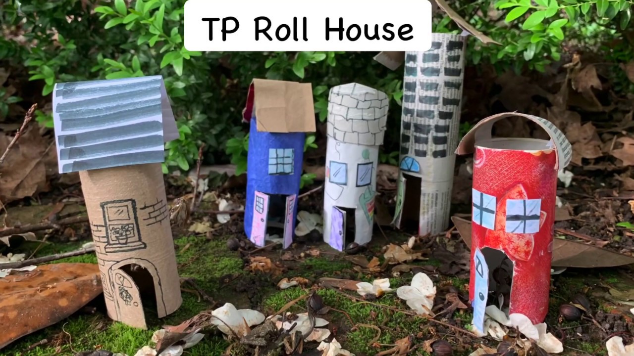 Toilet Paper Roll Houses