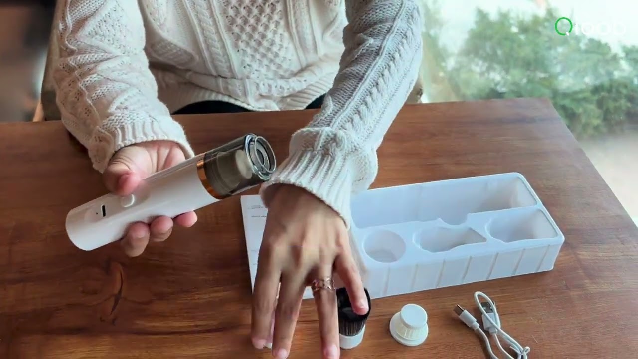 Qioob Handheld Vacuum Cleaner: How to Change the Suction Nozzle & Filter