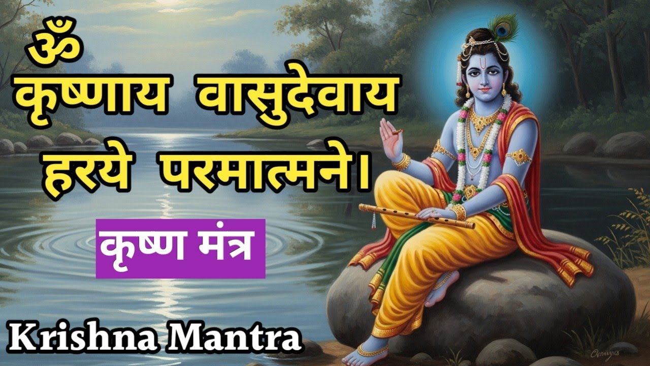 कृष्णाय वासुदेवाय | Krishnaya vasudebaya | कृष्ण मंत्र(KRISHNA MANTRA) Krishna Bhajan