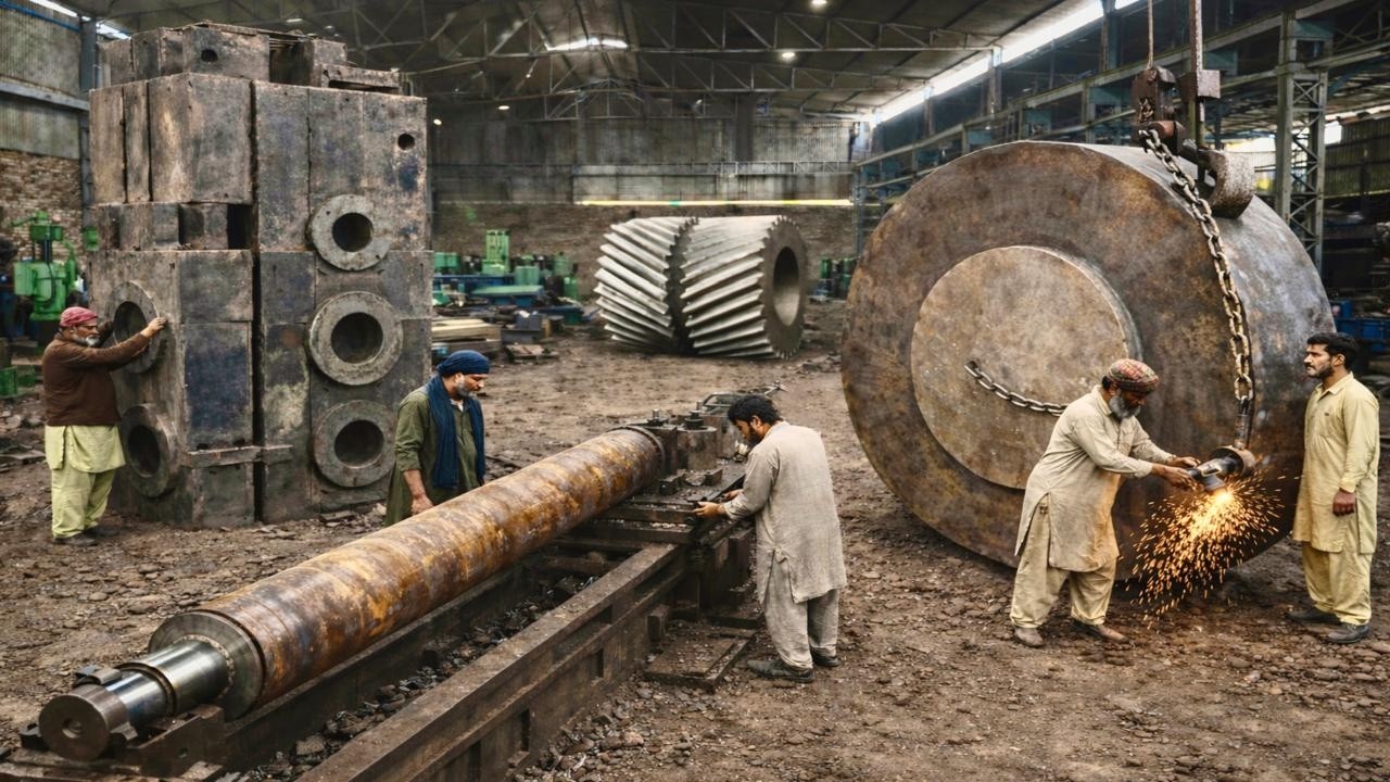 INSANE Gearbox Manufacturing Process | Giant Steel Parts & Full Workshop Compilation