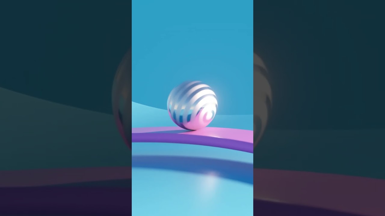 Oddly Satisfying Ball Roll | 3D Animation 😍 