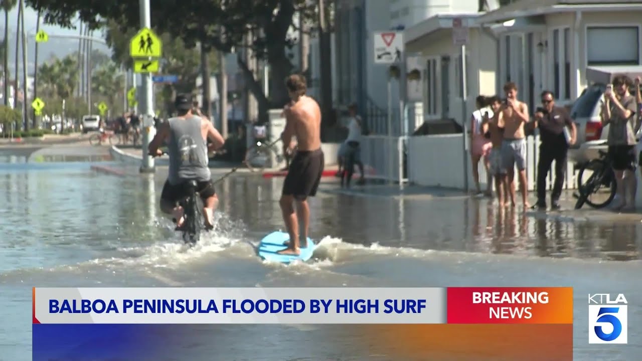 Newport Beach declares local emergency after high surf causes massive flooding