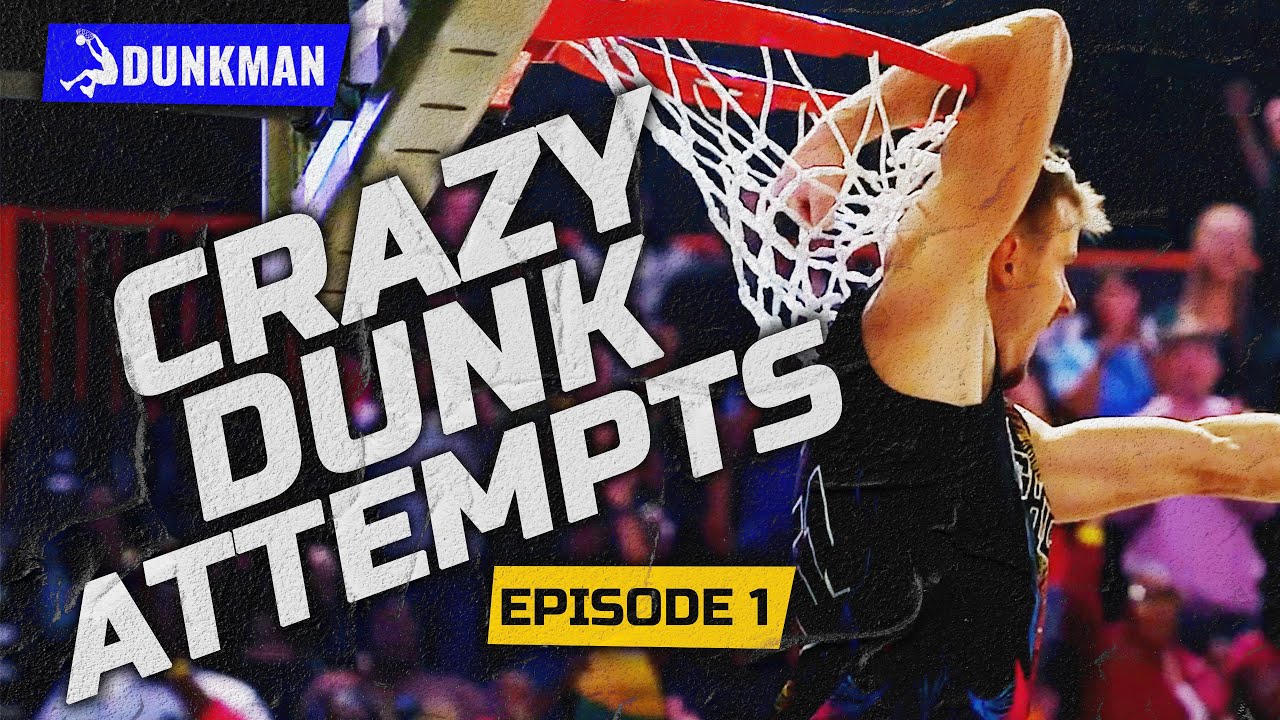 Самые нереальные попытки бросков сверху из DUNKMAN, эпизод 1! 🤯