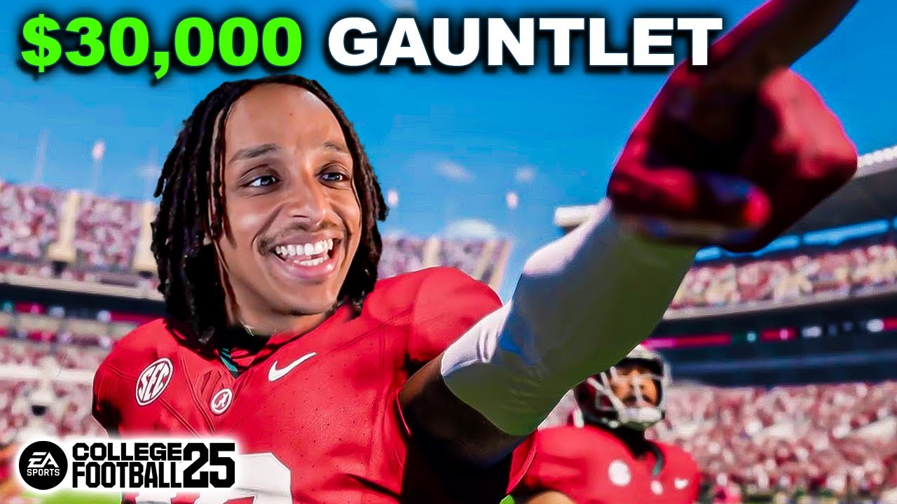Agent WAGERS $30,000 Against Streamers In NCAA 25!