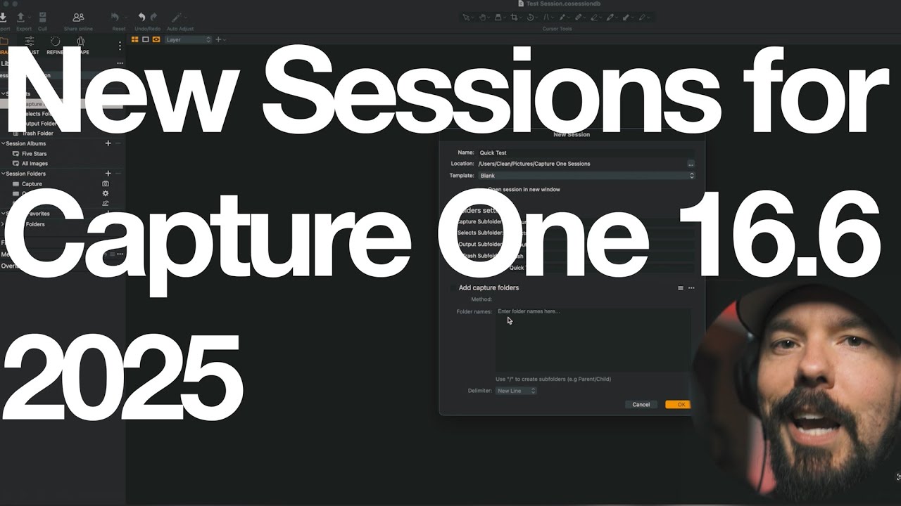 Как использовать новые сессии в Capture One 16.6 | Изменение структуры сессий в Capture One в 202...