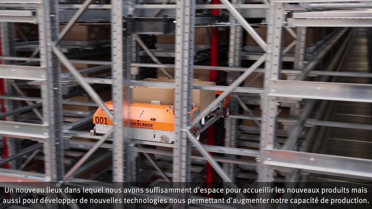 Un entrepôt de stockage entièrement automatisé