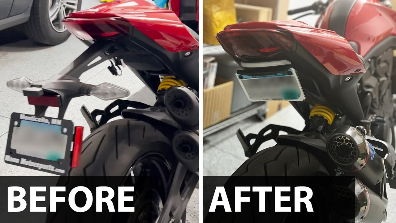 Ducati Monster Plus 937 Tail Tidy Installation - New Rage Cycles Fender Eliminator | Step-by-Step