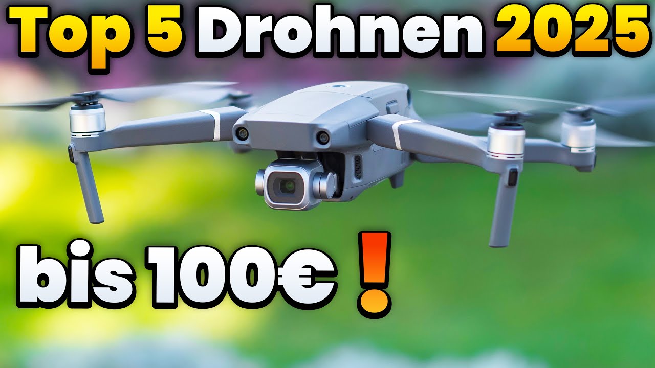 Beste Drohnen unter 100 Euro! ★ Drohnen mit Kamera (TOP 5) Quadrocopter Vergleich (2025)
