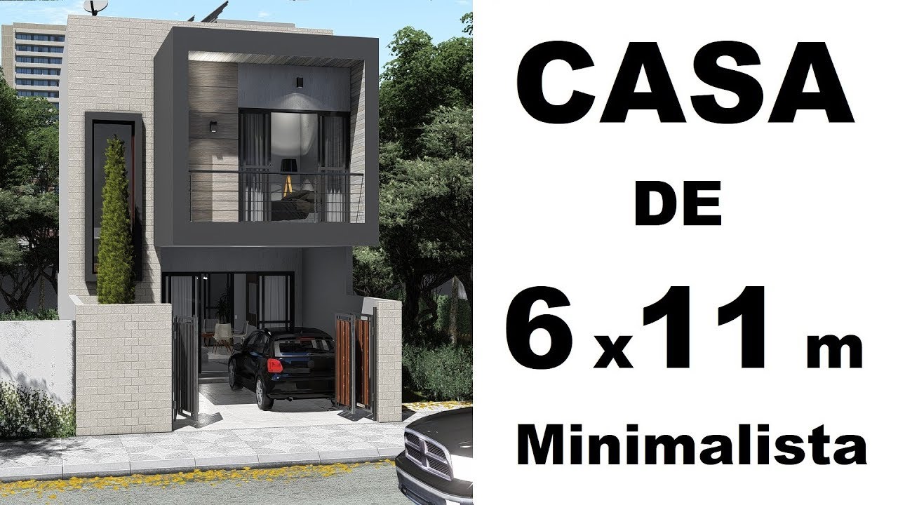 CASA PEQUENA DE 6 x 11 metros - VERSÃO 2