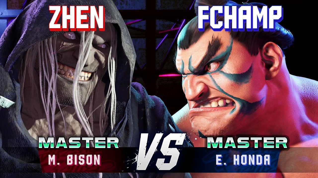 SF6 ▰ ZHEN (M.Bison) vs FCHAMP (E.Honda) ▰ High Level Gameplay