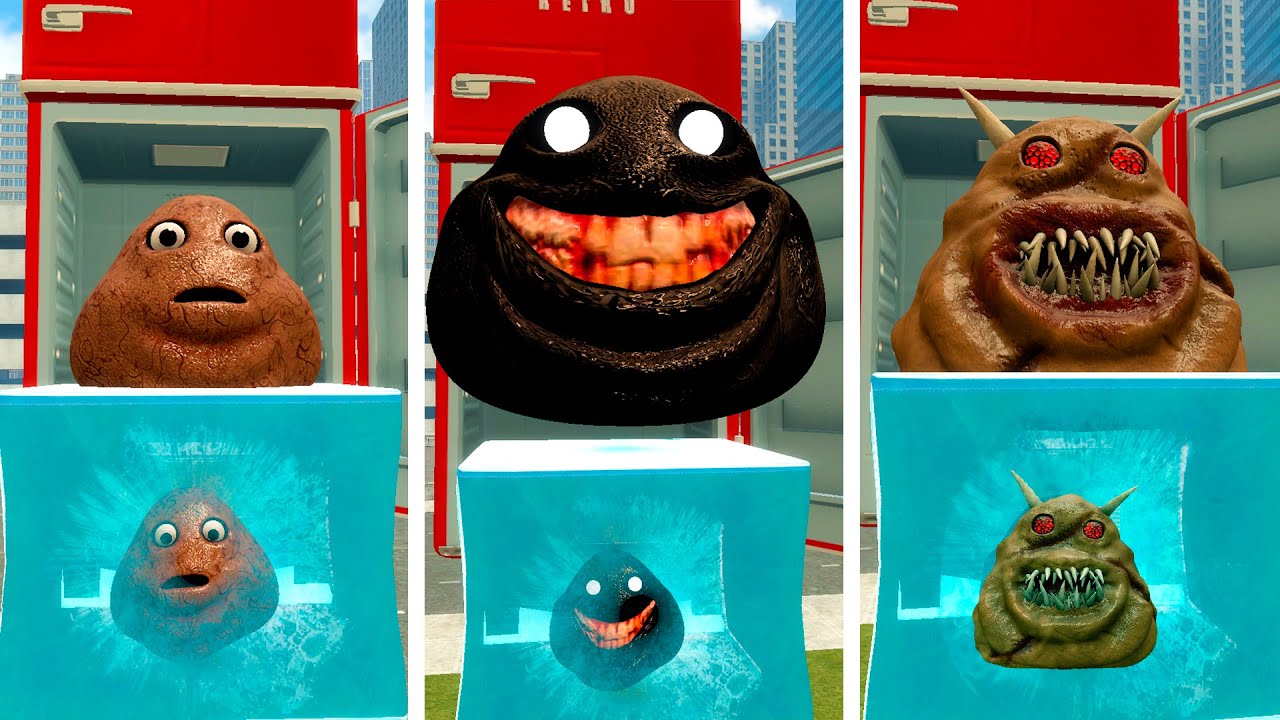 Secret😱 Evolution Pou from Bou's Revenge Freezing in Garry's Mod