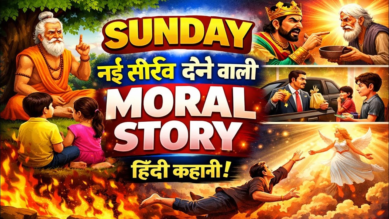 Sunday Special 😇 | नई सीख देने वाली दिल छू लेने वाली Moral Story | Hindi Kahani