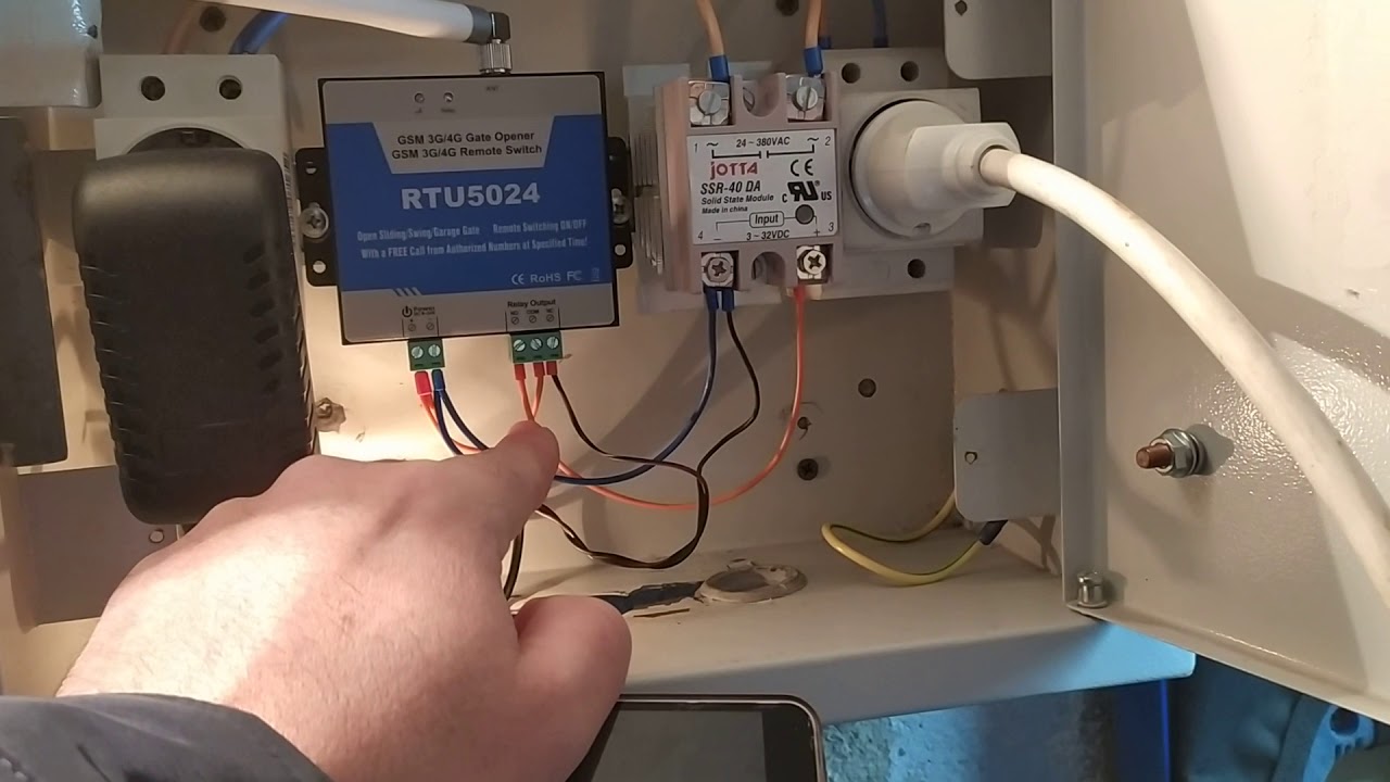 GSM реле RTU5024 для тигеля.