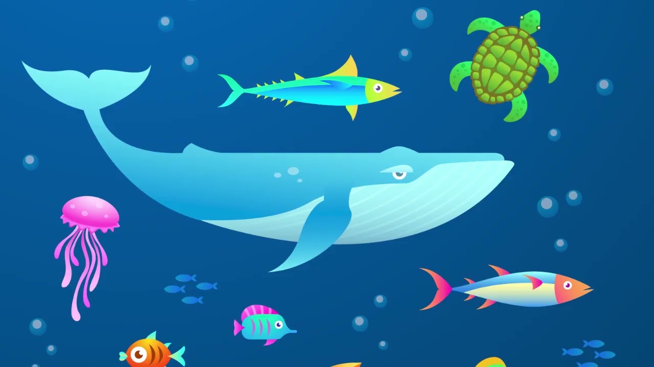 Подводный парад: Узнайте больше о морском мире | Для детей | Детские стишки