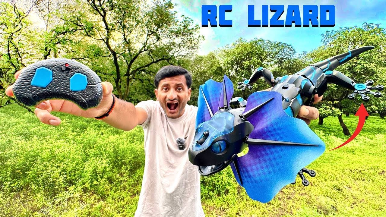 Remote Control Lizard 4 Modes With Fun Prank Mode Unboxing and Testing - JMV TOYS