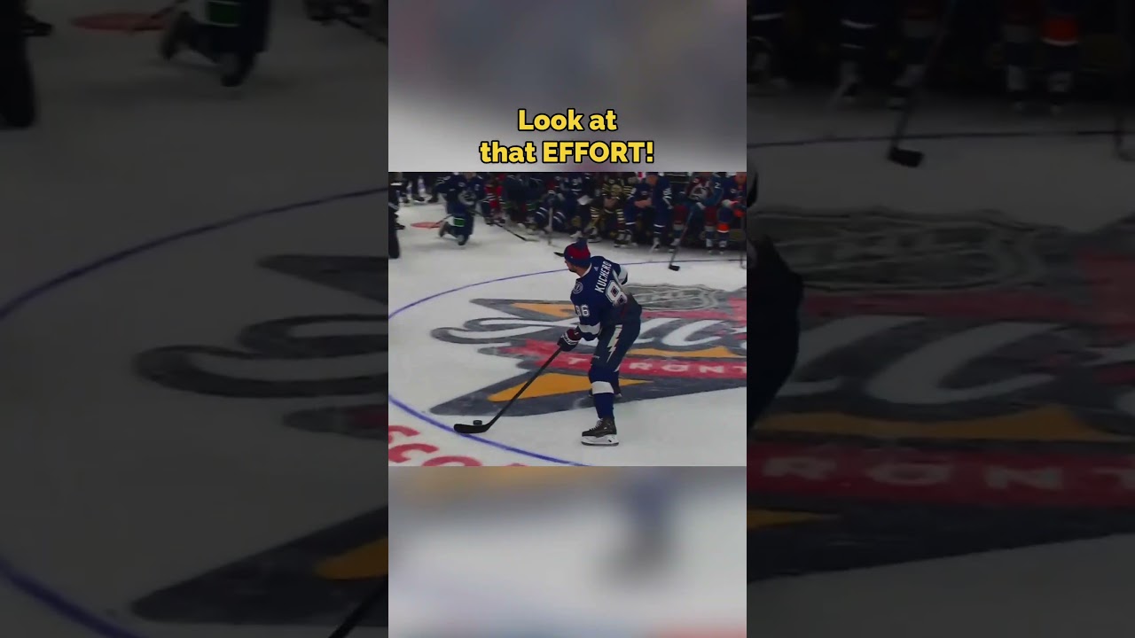 Kucherov NO EFFORT at NHL All Stars!🙄