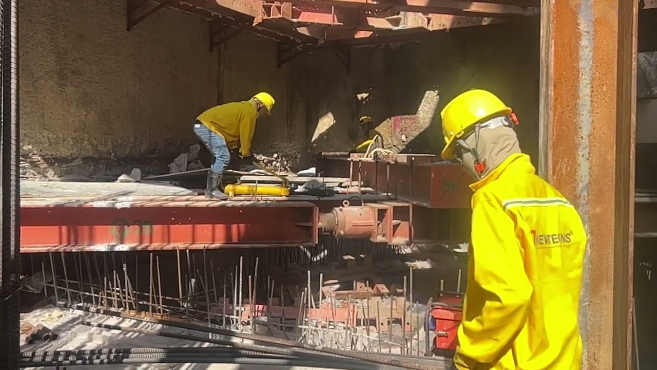 Quy trình tháo hệ shoring ngoài hiện trường