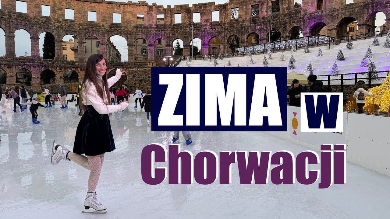 🇭🇷 ŚNIEG w Chorwacji?! ❄️Narty, łyżwy i darmowa arena w Puli