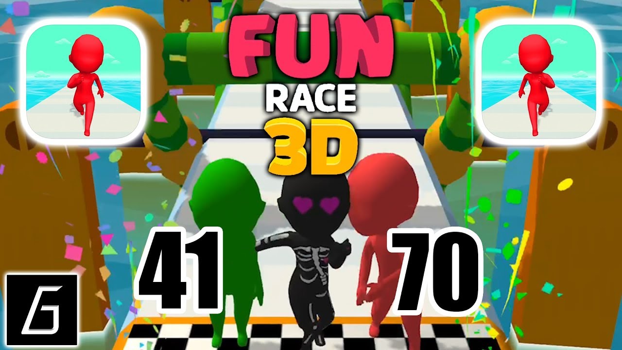 Fun Race 3D | Gameplay Part 4 | Level (41 - 70) + Bonus