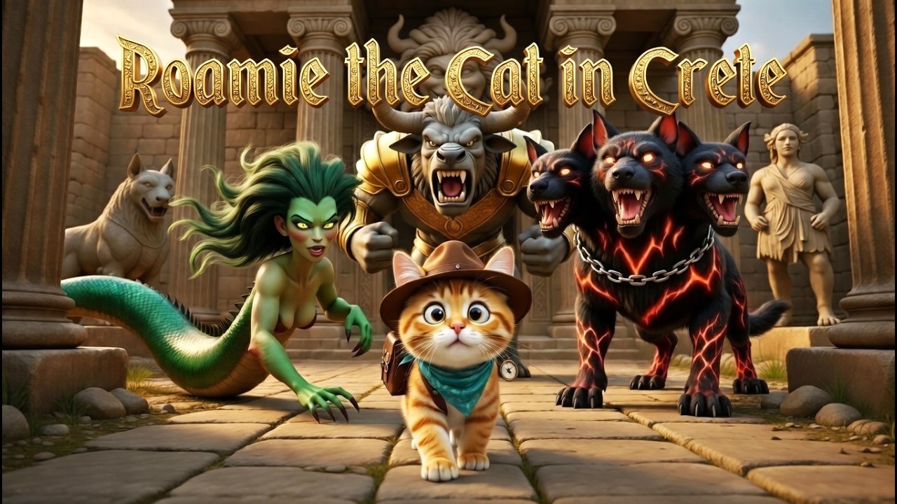 Roamie the Cat in Crete