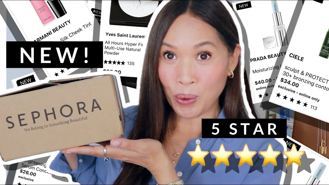 🌟 5️⃣ NEW! 5 STAR ⭐️⭐️⭐️⭐️⭐️items at SEPHORA 😍 GRWM & Wear Test 🌟