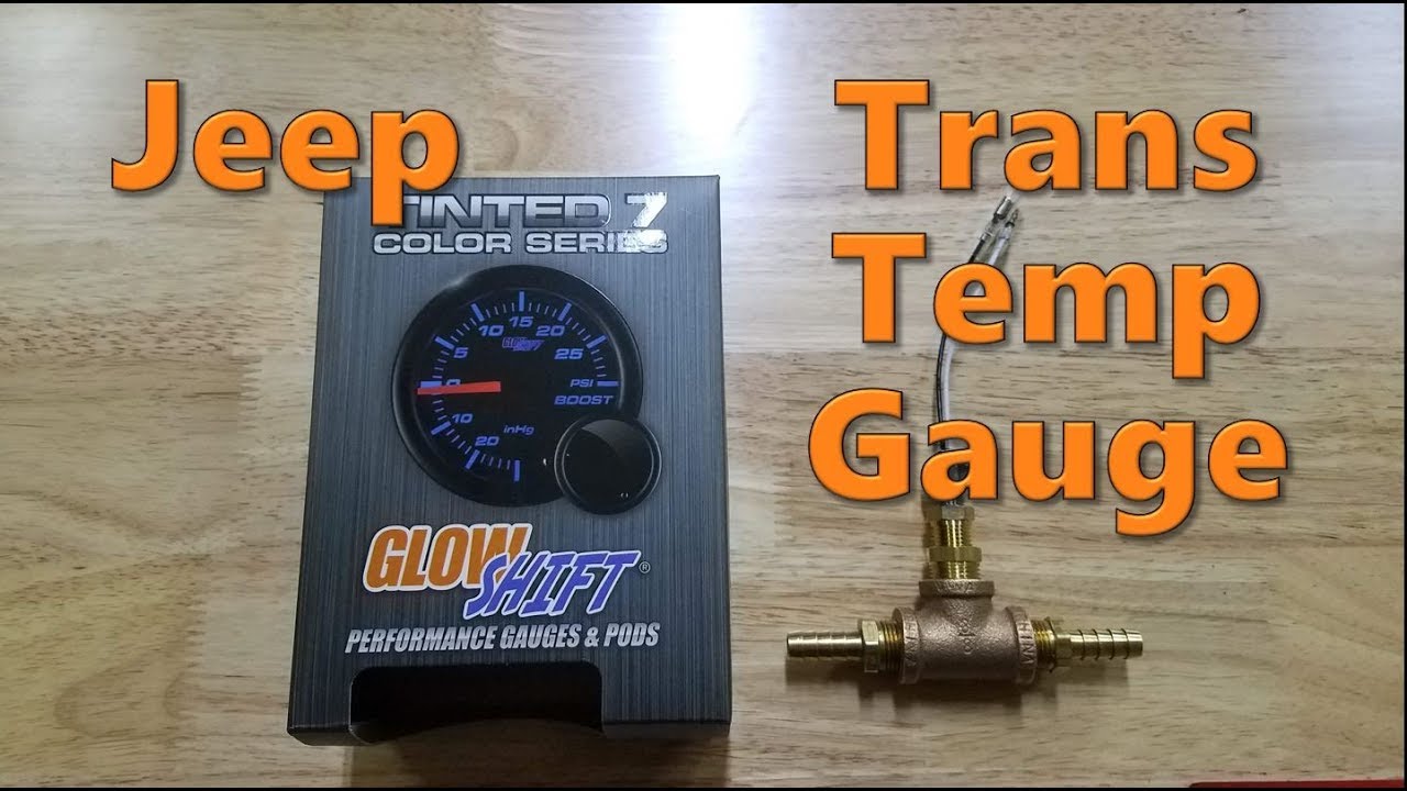 Jeep Cherokee Transmission Temperature Gauge Install