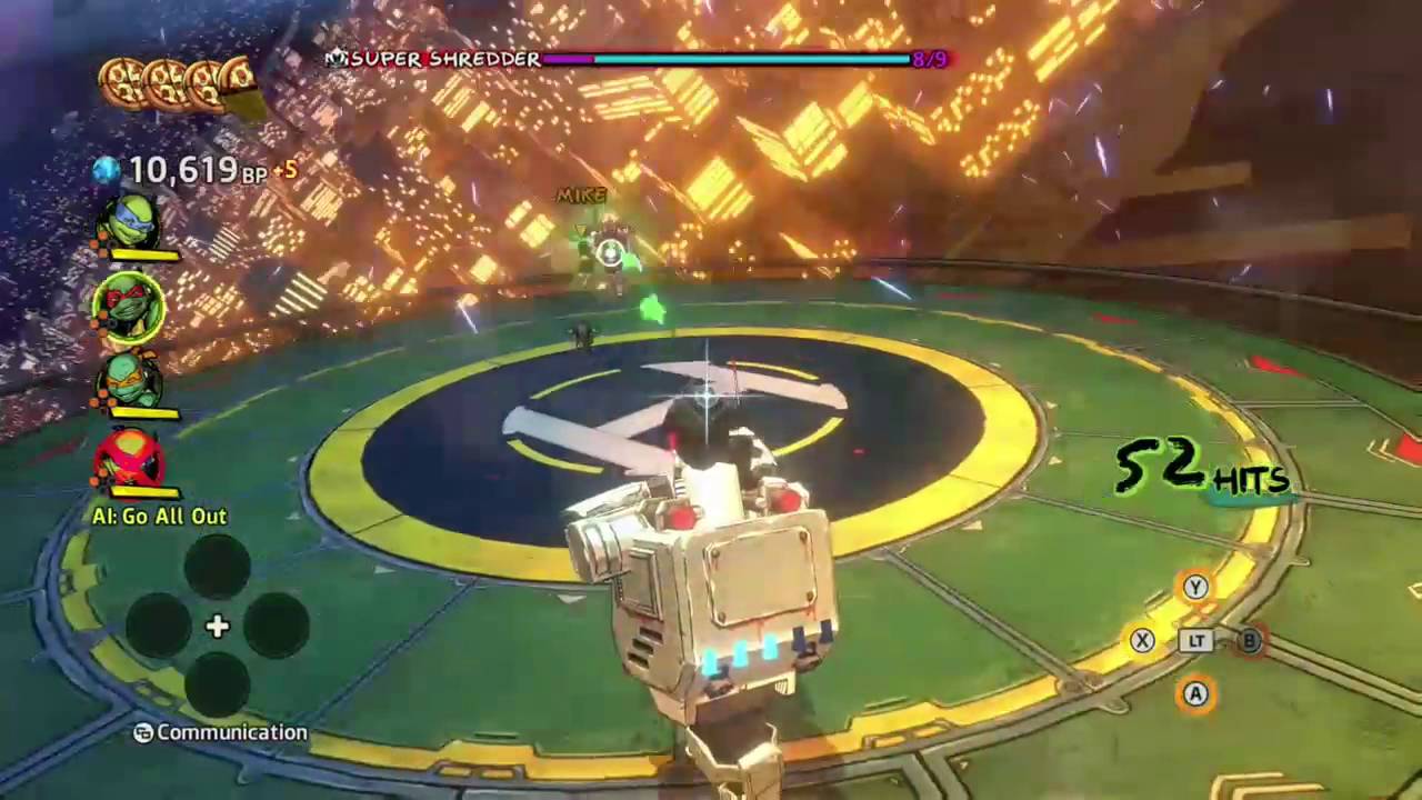 Teenage Mutant Ninja Turtles™: Mutants in Manhattan-Shredder Full Fight No Damage/Raph S Very Hard