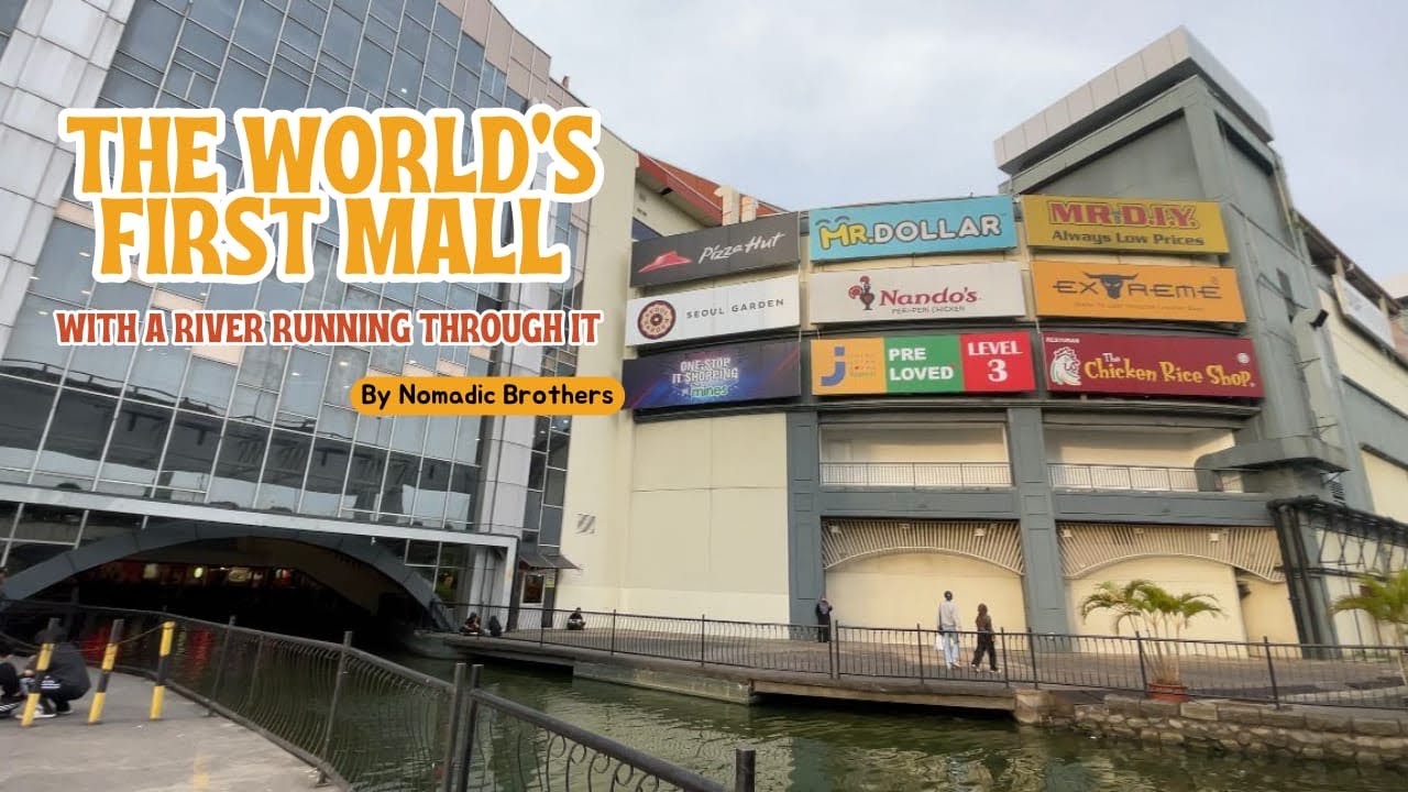 The world's First Mall 🛍️ With A River Running Through it | Malaysia 🇲🇾 | 1st vlog 