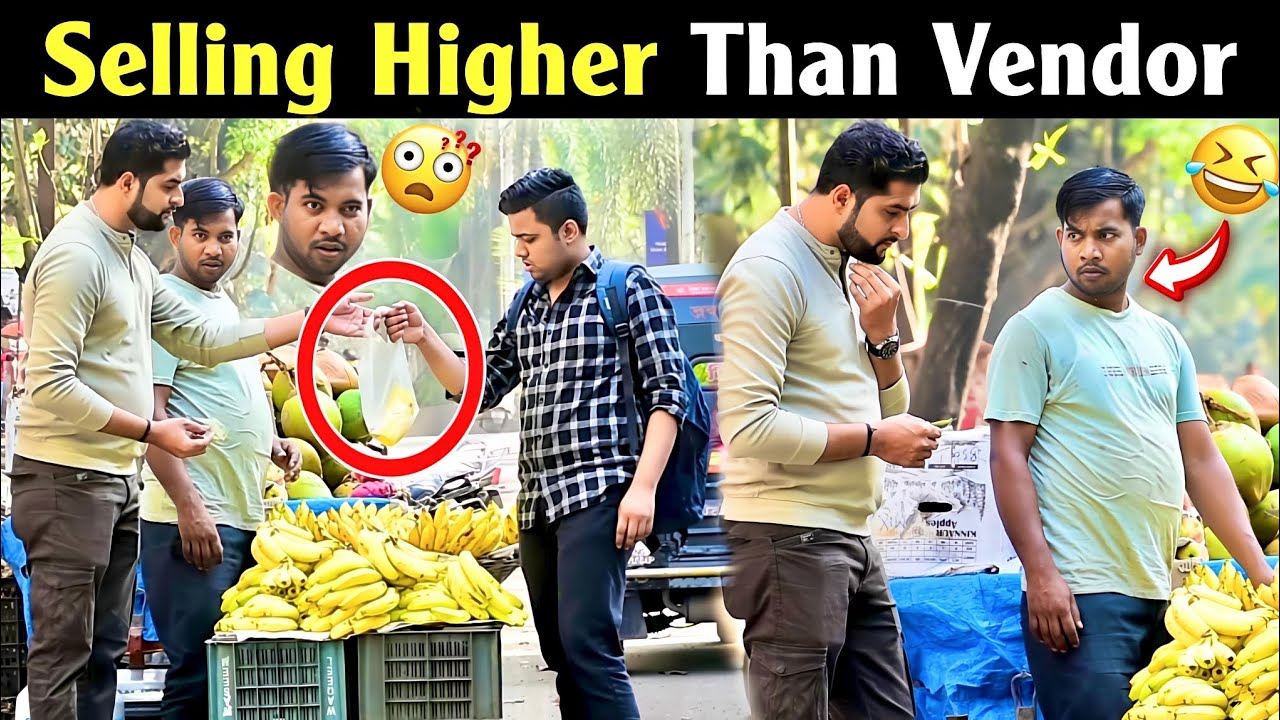 Selling Fruits Higher Price In Front Of Vendor 😅 | Prakash Peswani | 