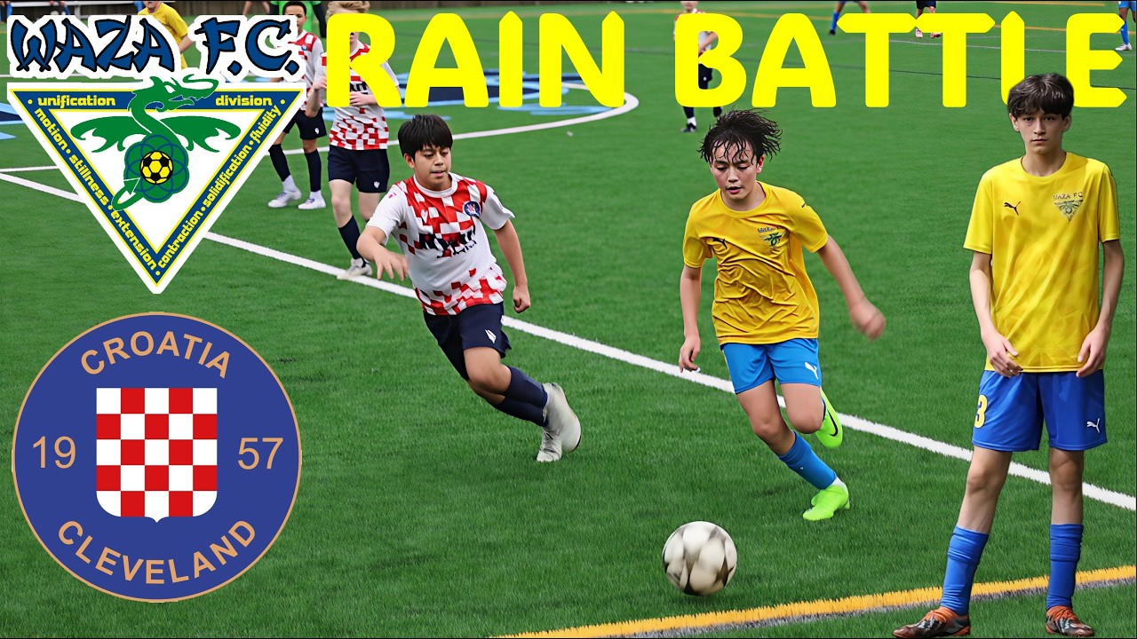 RUNNING IN THE RAIN (TURF CLASSIC Cincinnati: WAZA 2013 vs Croatia Juniors Cleveland)