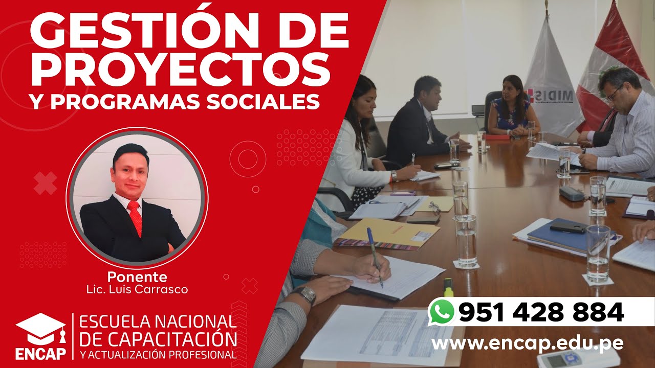 CURSO: GESTIÓN DE PROYECTOS Y PROGRAMAS SOCIALES - 2025