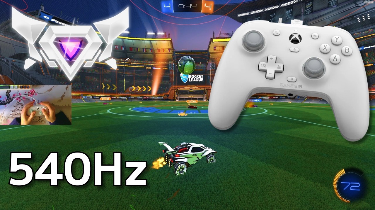 GameSir G7 SE ASMR 😴 Rocket League Ranked 🏆 Satisfying 360 FPS 4K