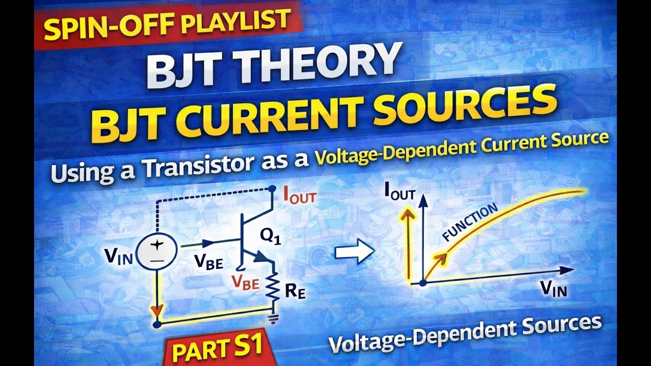 BJT Theory (Spin-Off) – Part S1: Transistors as Voltage-Dependent Current Sources