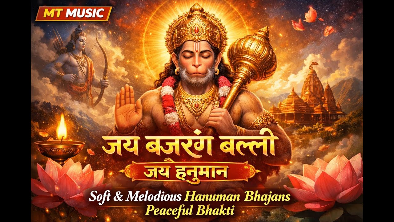 MT Music | जय बजरंग बल्ली जय हनुमान | Soft & Melodious Hanuman Bhajans | Peaceful Bhakti