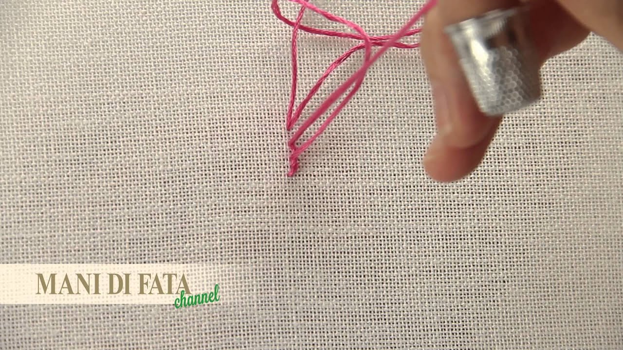 MANI DI FATA - PUNTO ERBA - STEM STITCH - PUNTO DE TALLO